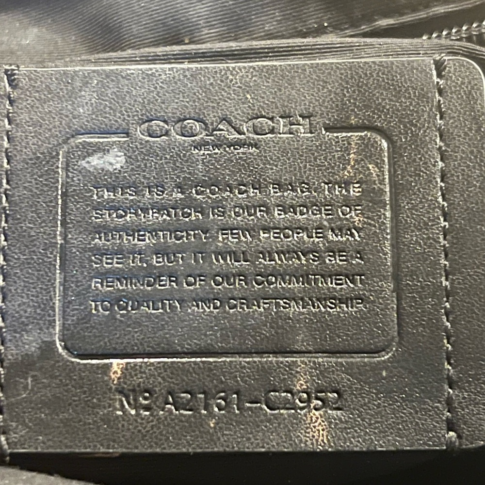 Coach Brown and Black Men's Crossbody Bag - Picture 10 of 14